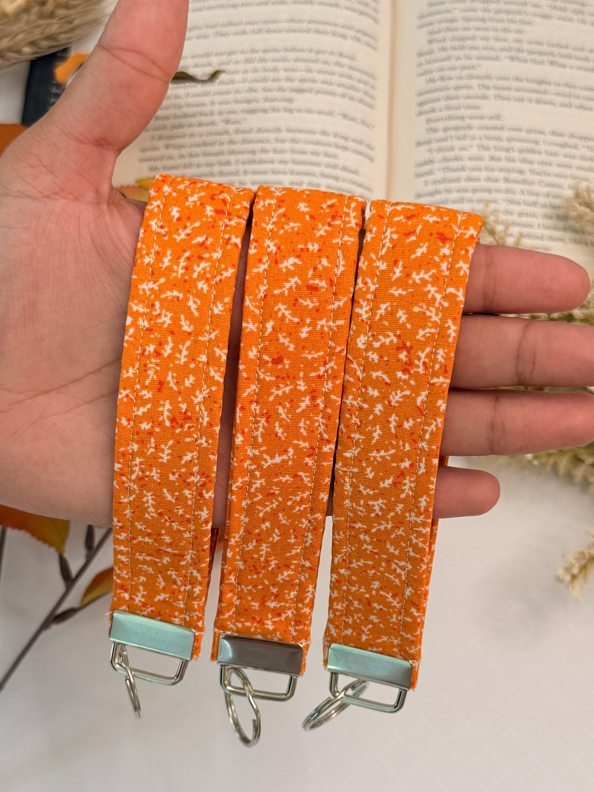 Orange Cream Keychain Wristlet