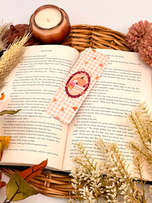 Fall Pumpkin Bookmark
