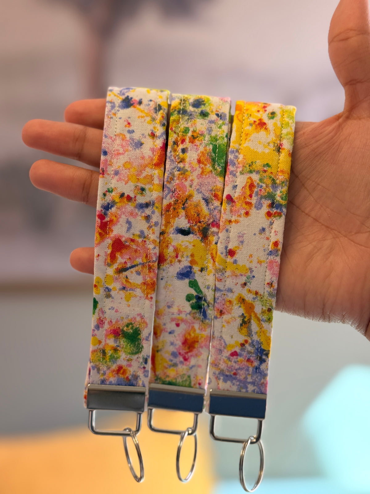 Art Deco Keychain Wristlet