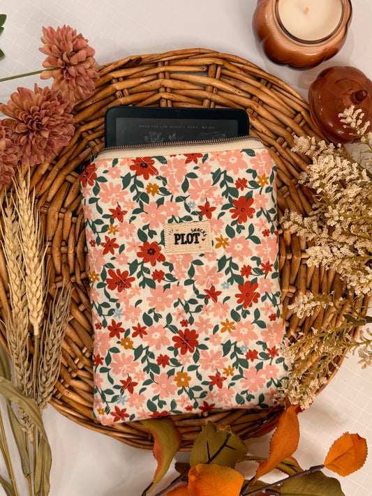 Pink Myrtle E-reader Sleeve