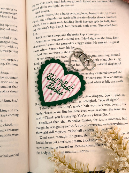 But First Books Bag Charm