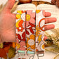 Groovey Sunset Keychain Wristlet