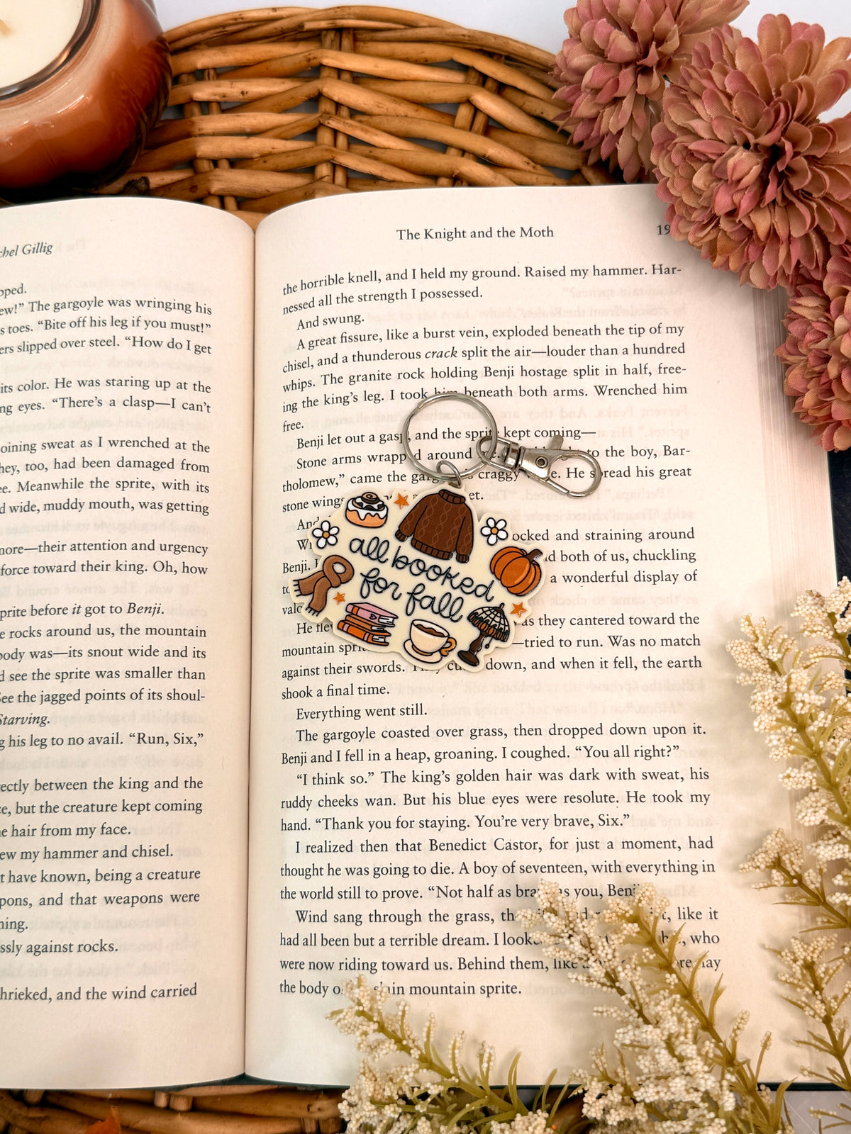 All Booked Fall Bag Charm