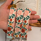 Pink Myrtle Keychain Wristlet