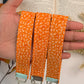 Orange Cream Keychain Wristlet