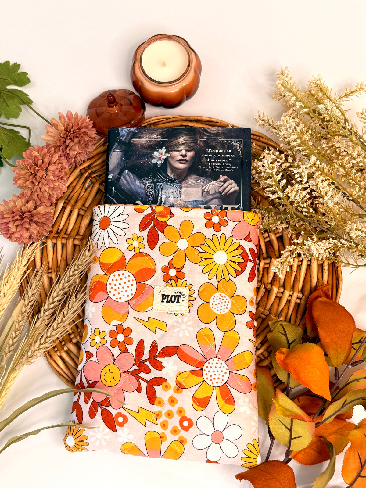 Groovey Sunset Large Book Sleeve