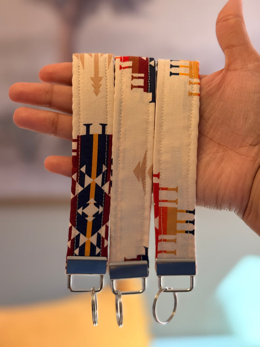 Western Romance Keychain Wristlet